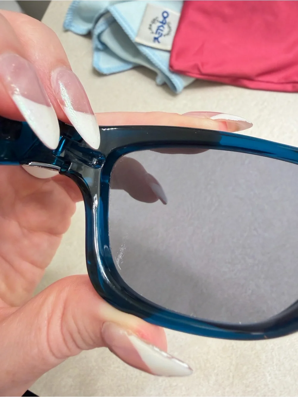 Oakley Blue Jupiter Sunglasses